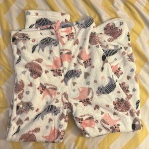 Cute fuzzy cat sleep pants